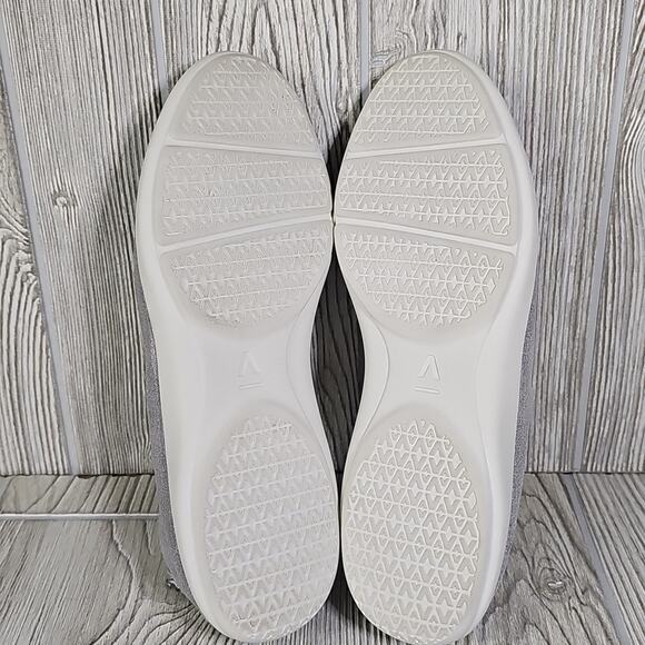 Abeo Metallic Silver Slip-On Sneakers - Picture 7 of 12